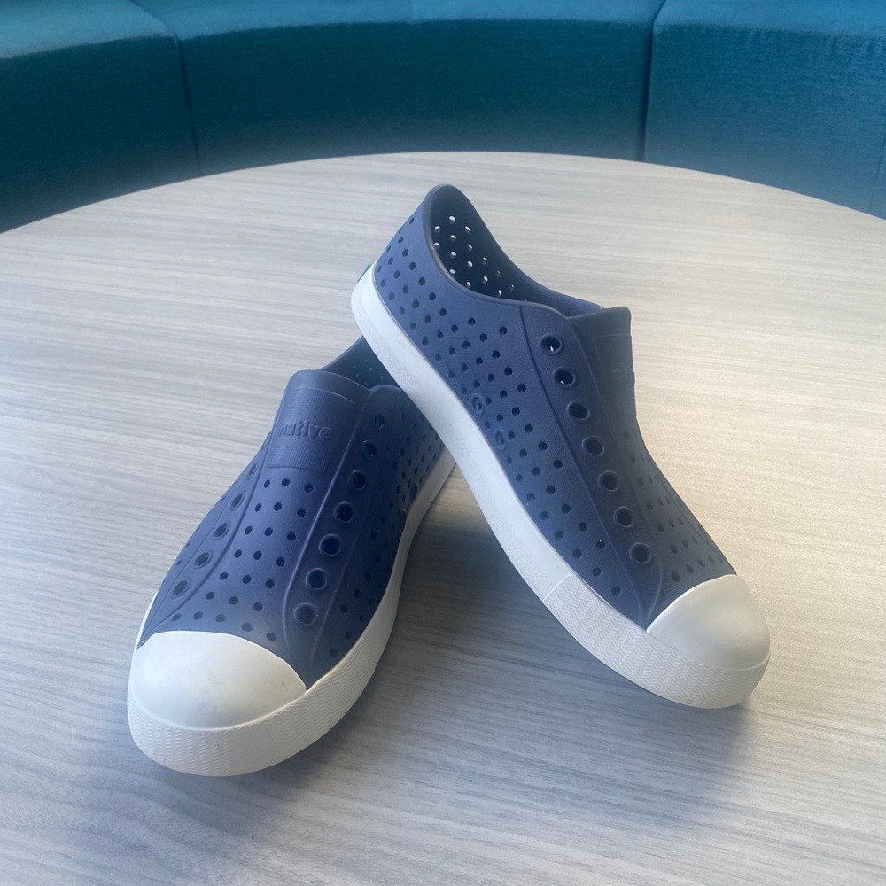 NATIVE Navy Blue Slip-On Sneakers